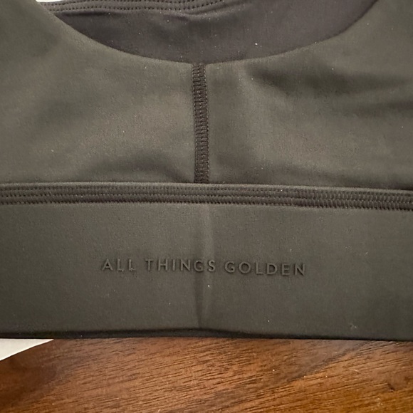 All Things Golden Sculpt Crop Sports Bra - Picture 2 of 5